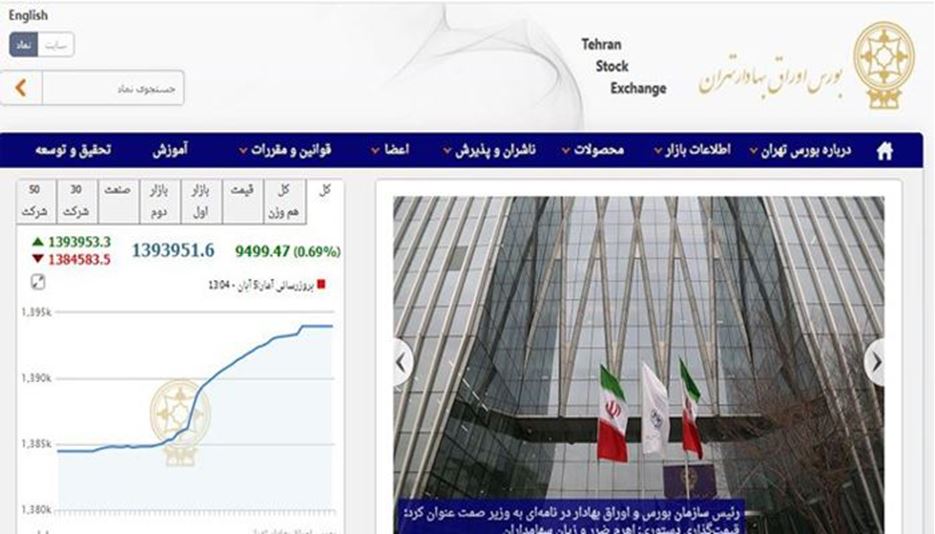 رشد 9500 واحدی شاخص بورس تهران